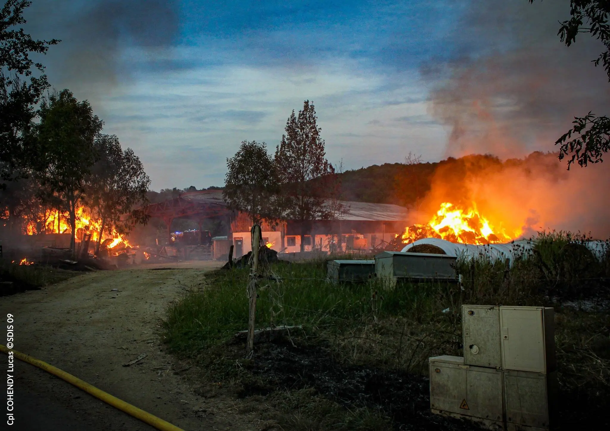 Plus de 50 soldats du feu sont intervenus sur cet incendie