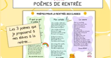 Des poèmes pour la rentrée - La trousse de Sobelle