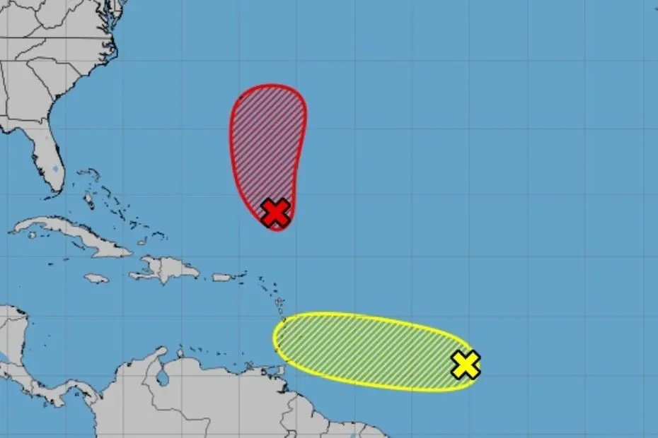 Deux ondes tropicales sous surveillance dans l’Atlantique : dégradation attendue sur les Petites Antilles
