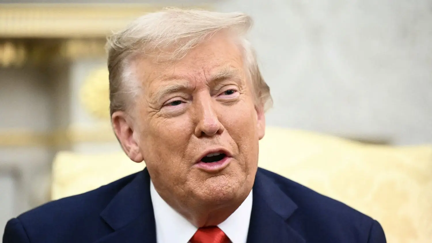 Devant des journalistes, Donald Trump se targue de se faire appeler le "président de l'Europe"