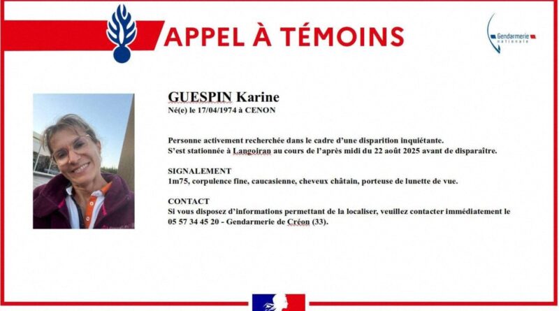 Disparition alarmante en Gironde : une quinquagénaire activement recherchée près de la Garonne