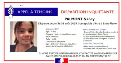 Disparition inquiétante : Nancy Palmont est recherchée à Saint-Pierre