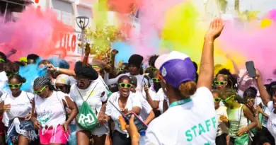 EN IMAGES. Foyal Color Red : quand sport et couleurs s'emparent du centre-ville