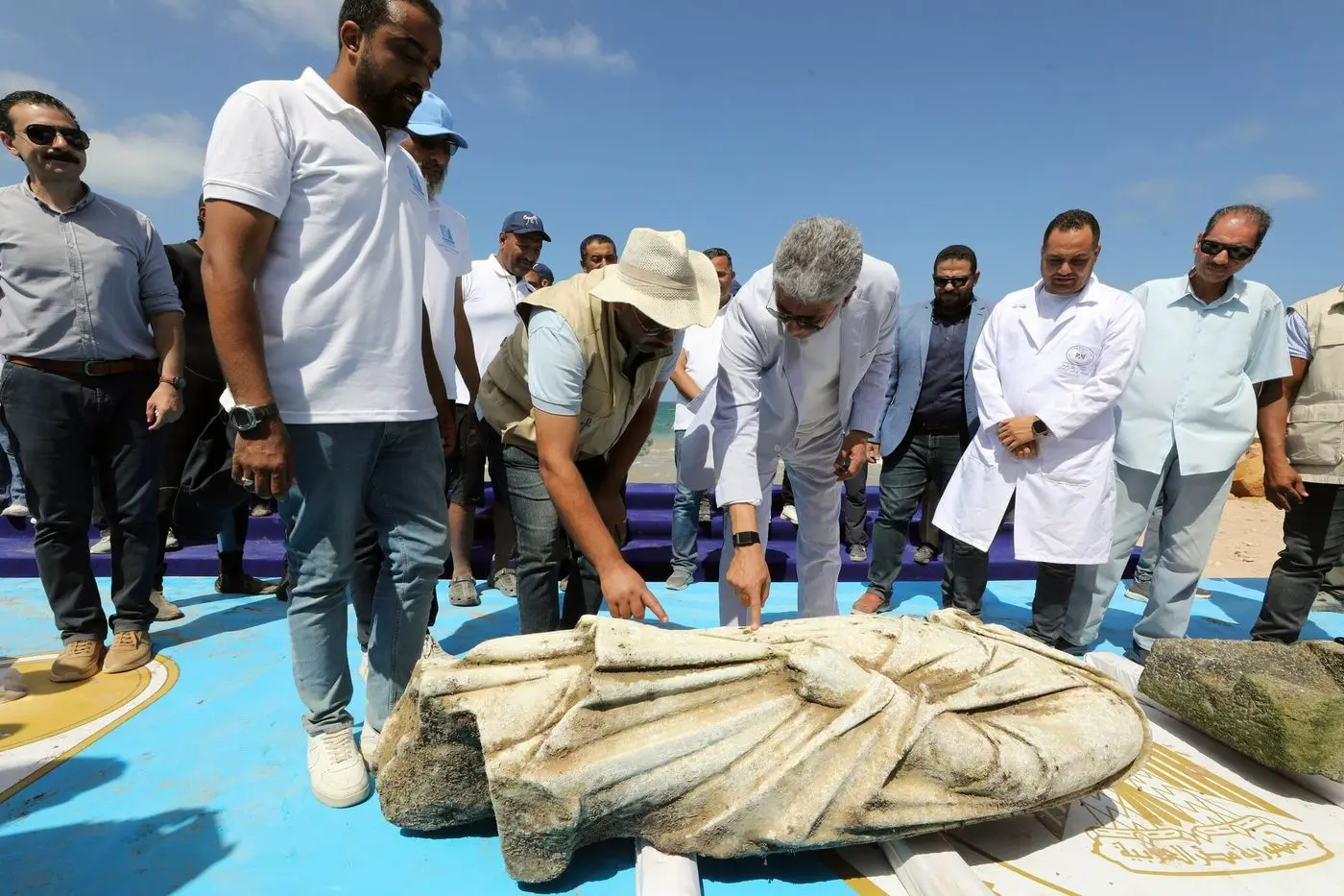 Égypte : des vestiges vieux de 2 000 ans refont surface au large d’Alexandrie