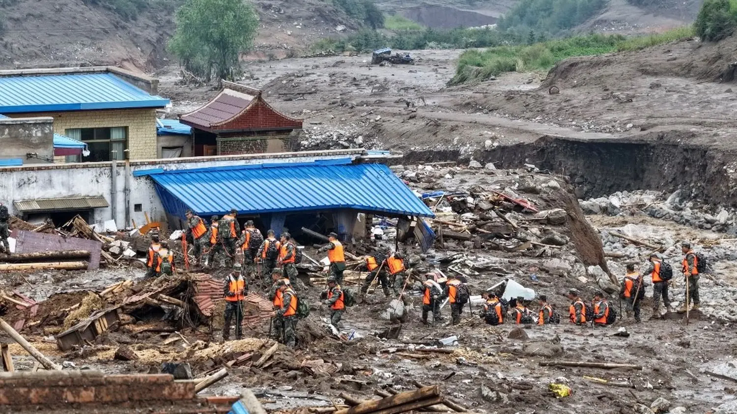 En Chine, de nouvelles inondations font au moins 10 morts et 33 disparus