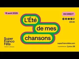 [En direct] L’été de mes chansons - 15 août 2025