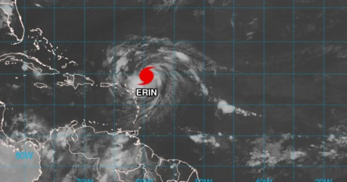 Erin est désormais un ouragan de catégorie 2 à 400 kilomètres de Saint-Martin et Saint-Barthelémy