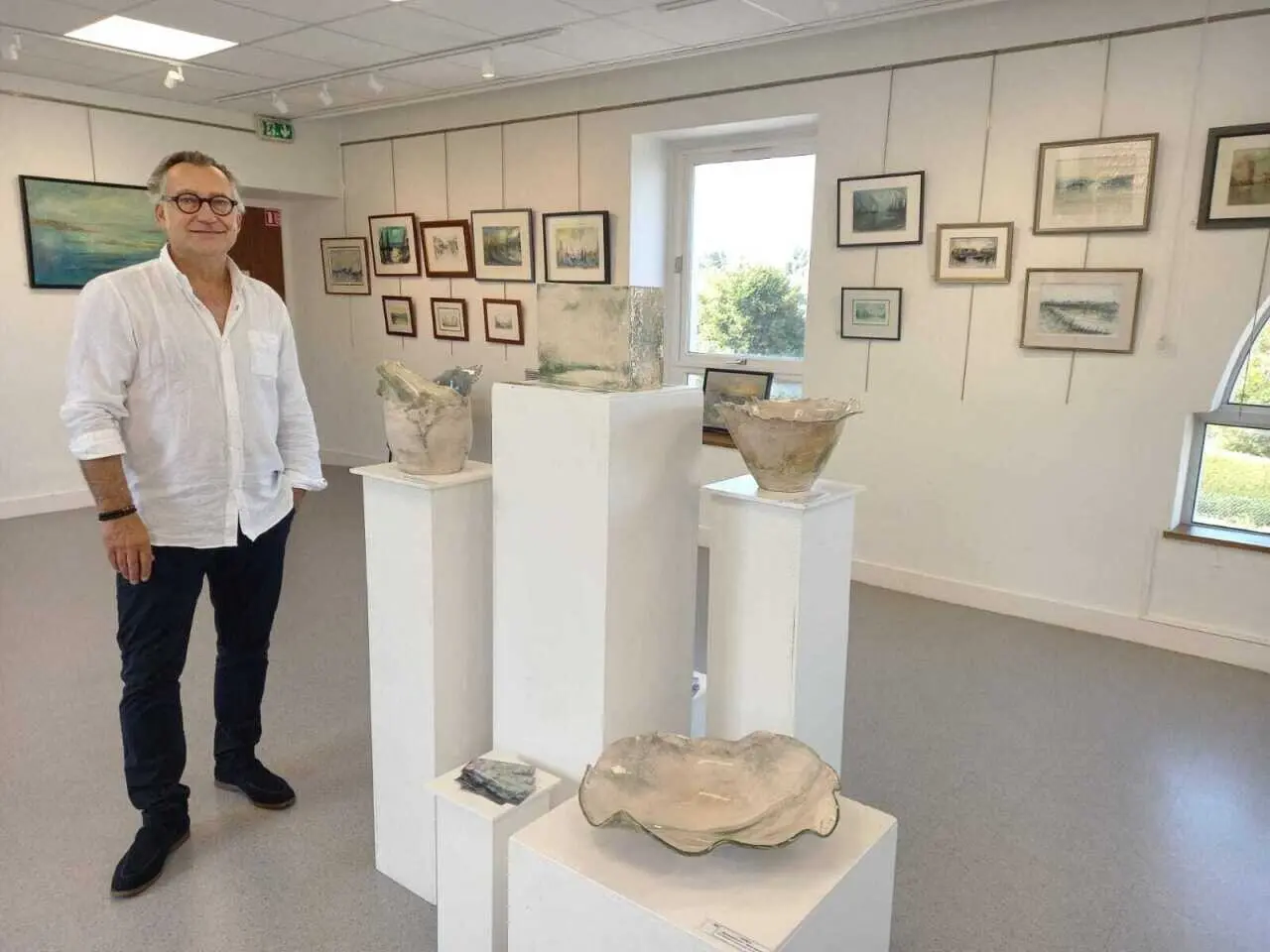 Exposition "Silencio" : rencontre avec Rodolphe le Cormec à Port-en-Bessin-Huppain