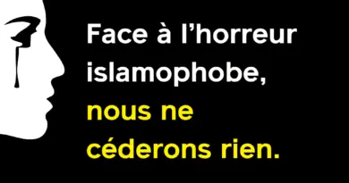 Face à l’horreur islamophobe, nous ne céderons rien. - Place publique