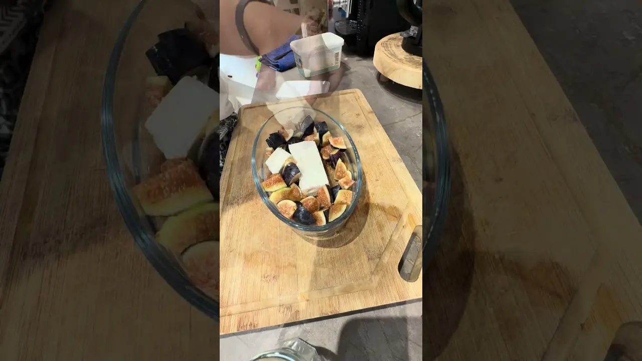 Figues #foryou #recettefacile rôtis au miel et au fêta , ma recette du dimanche soir lol