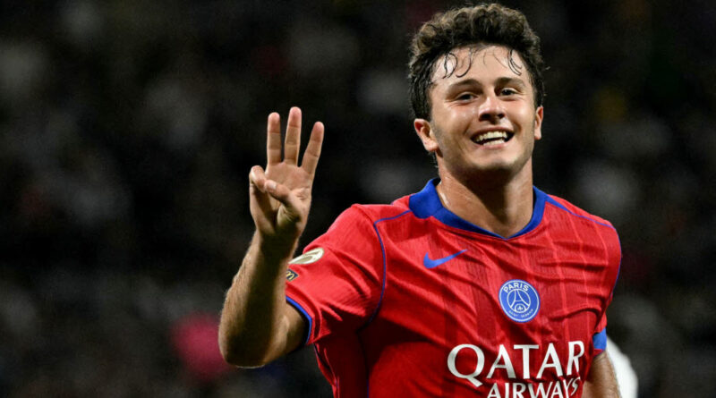 Football. Ligue 1 : le PSG s'amuse à Toulouse avec un fabuleux triplé de Joao Neves