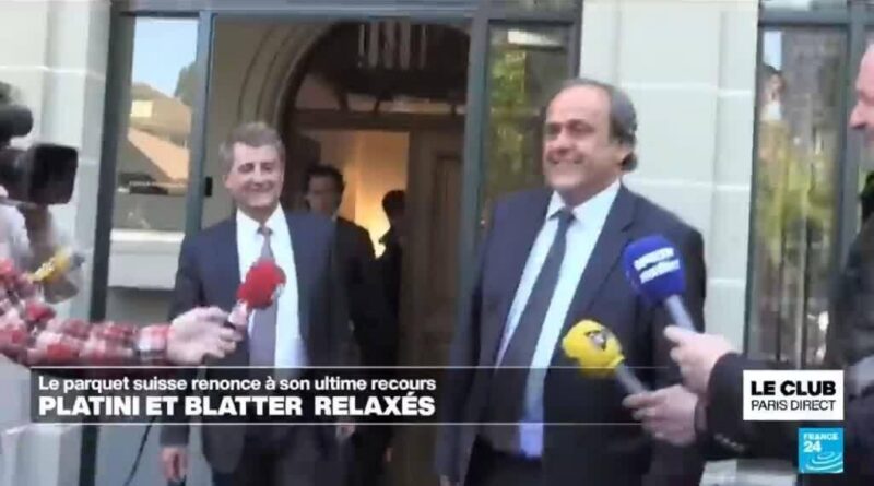 Football : Michel Platini et Sepp Blatter définitivement acquittés en Suisse