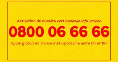 Fortes chaleurs : Activation du numéro vert « Canicule info service » joignable au 0 800 06 66 66 – Ministère du Travail, de la Santé, des Solidarités et des Familles