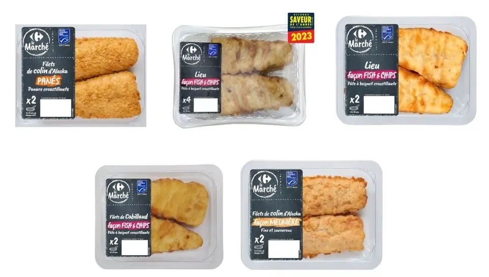 Gamme enrobée poisson frais