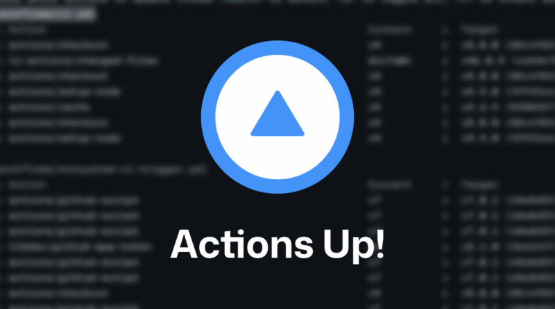 GitHub - azat-io/actions-up: 🌊 Interactive CLI tool to update GitHub Actions to latest versions with SHA pinning