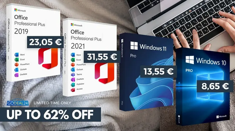 GoDeal24 lance une nouvelle vente : Office, Windows & Windows Server