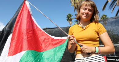 Greta Thunberg en tête d'une flottille de bateaux qui veulent atteindre Gaza