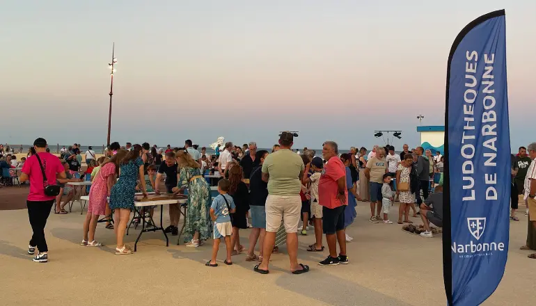 Guinguette des jeux à Narbonne-Plage : une soirée de partage pour toute la famille - L'Echo du Languedoc