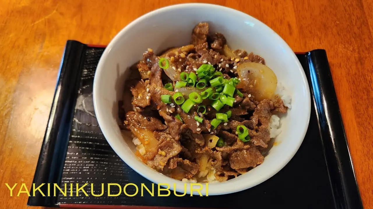 HOW TO COOK JAPANESE YAKINIKU DONBURI