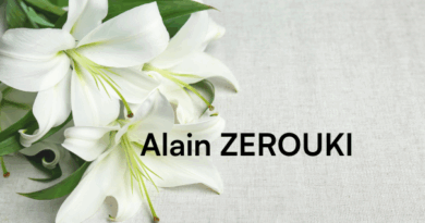 Hommage à notre collègue Alain ZEROUKI
