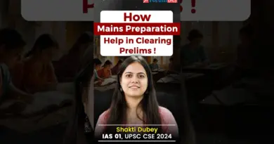 How Mains Preparation Help in Clearing Prelims! - Shakti Dubey (IAS 1)