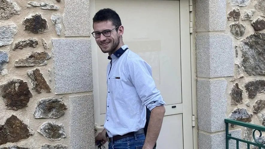 Hugo Biolley, le plus jeune maire de France, en visite à Lamontjoie ce jeudi