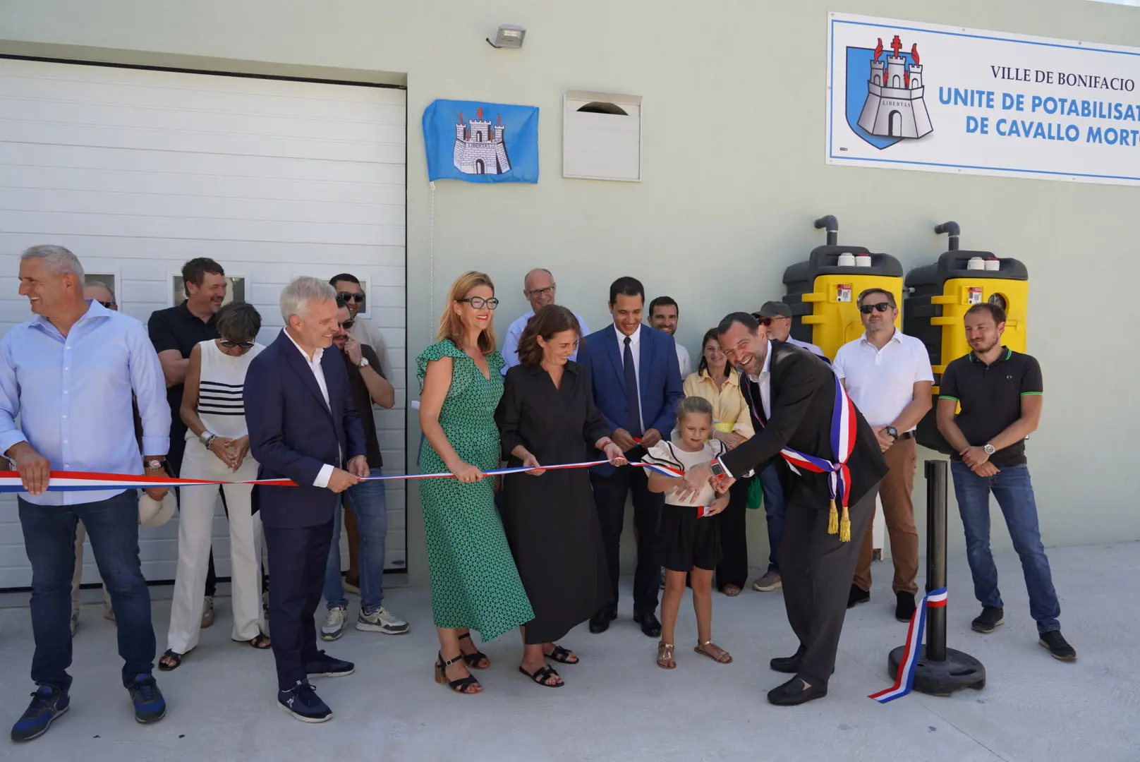 Inauguration de l'usine de potabilisation de Bonifacio - Mairie de Bonifacio