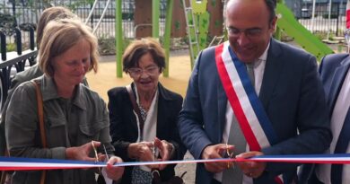 Inauguration du square Dominique Bernard : sa femme rappelle "le devoir de préparer les élèves à devenir des êtres libres"
