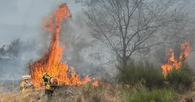 Incendie à Melles : les pompiers espagnols en renforts des équipes haut-garonnaises
