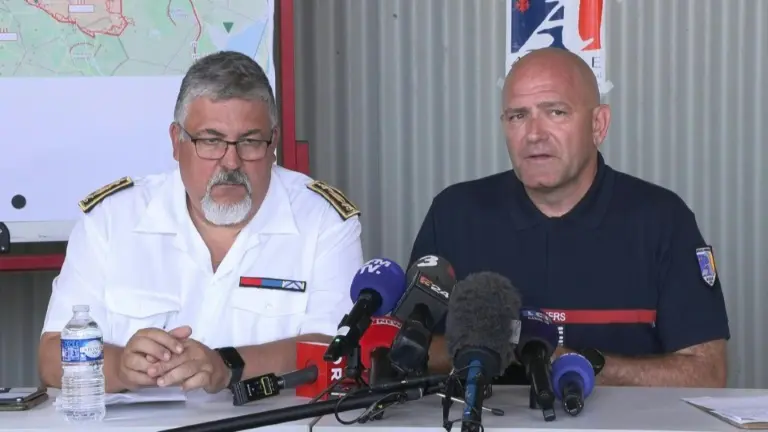 Incendie de l'Aude: les pompiers sous tension à cause de la météo