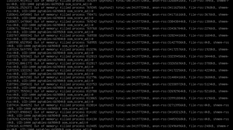 Le plein d’OutOfMemory