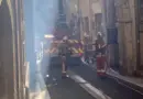 Intervention des pompiers en centre-ville de Mende : le feu a pris dans le conduit du four d’un restaurant