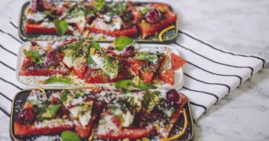 J’ai testé ce carpaccio de pastèque sucré-salé : frais, bluffant et prêt en 5 minutes chrono !