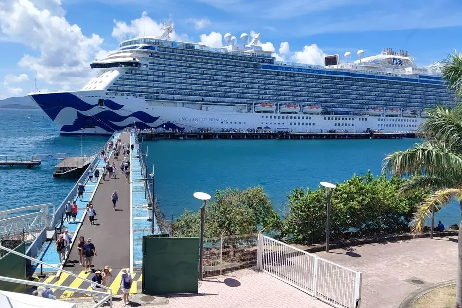 "Je suis juste contente d'être ici" : des croisiéristes ravis de leur escale-surprise en Martinique