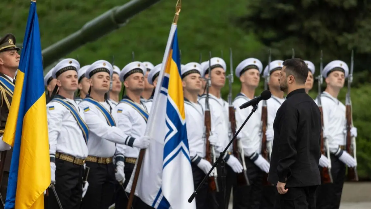 Journée du drapeau ukrainien : "Kyiv ne reculera pas dans la lutte pour son territoire"