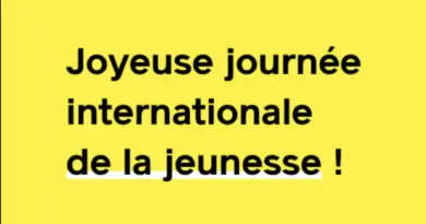 Joyeuse journée internationale de la jeunesse ! - Place publique