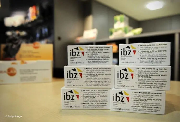 La Belgique va remplacer les comprimés d’iode périmés de 2010