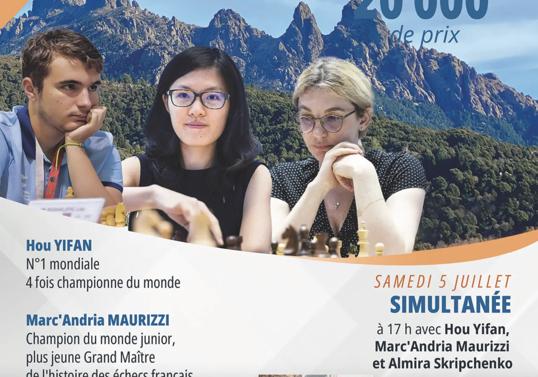 La Corse échiquéenne accueille Hou Yifan, la N°1 mondiale !