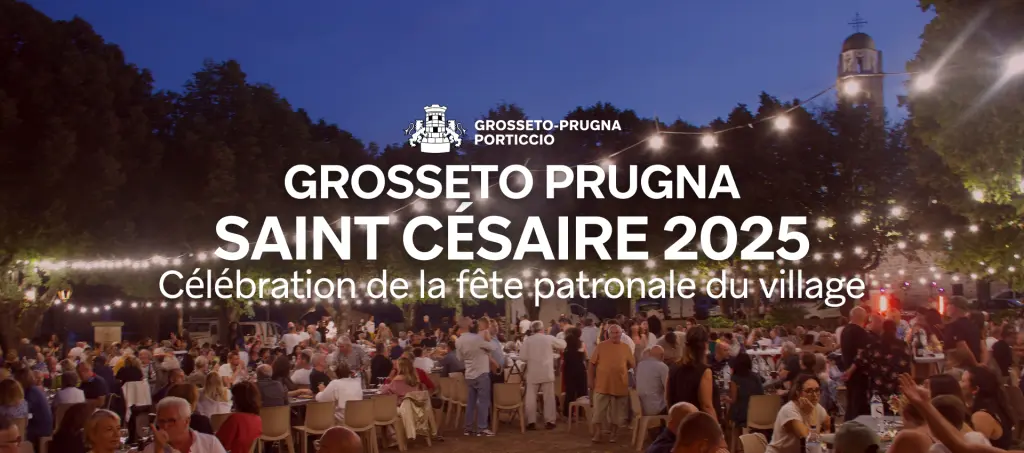 La Saint-Césaire 2025 : un grand moment de partage et de convivialité à Grosseto - Commune Grosseto Prugna Porticcio