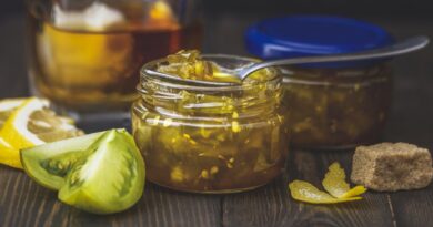 La confiture de tomates vertes de Mercotte