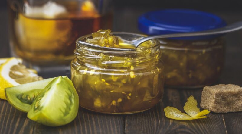 La confiture de tomates vertes de Mercotte