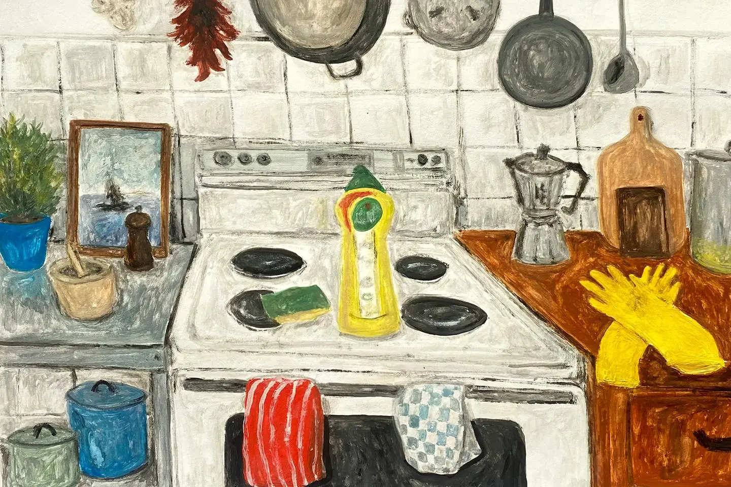 La crème à récurer, de citron et d’immaculé