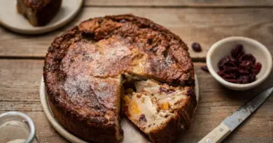 La recette du gâteau renversé aux prunes et caramel
