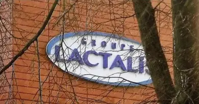Le logo du groupe Lactalis dont le siège est à Laval en Mayenne - leglob-journal.fr
