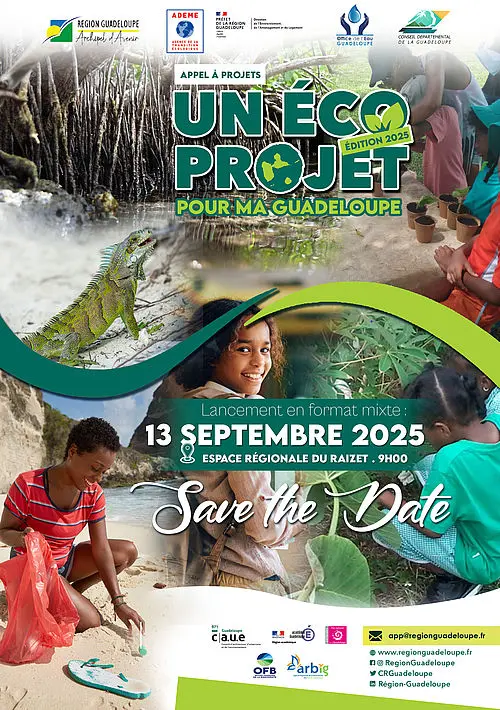 Lancement de la 3è édition de l’Appel à Projet « Un éco-projet pour ma Guadeloupe »