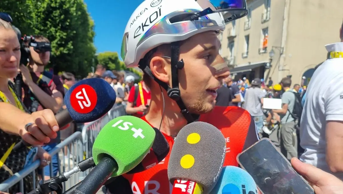 Le Bayeusain Kévin Vauquelin, opéré, ne sait pas quand il pourra reprendre le vélo - ici
