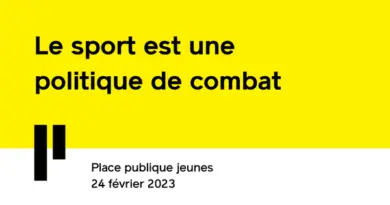 Le sport est une politique de combat - Place publique