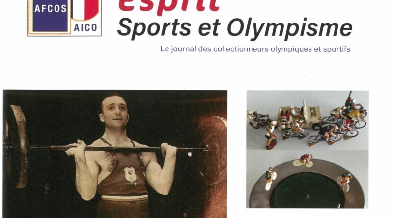 Lectures estivales : Sébastien Charléty, Louis Hostin et les JO d’Helsinki, dans le journal des collectionneurs olympiques et sportifs