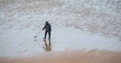 Les "détectoristes", ces chasseurs de trésors qui écument les plages - ici