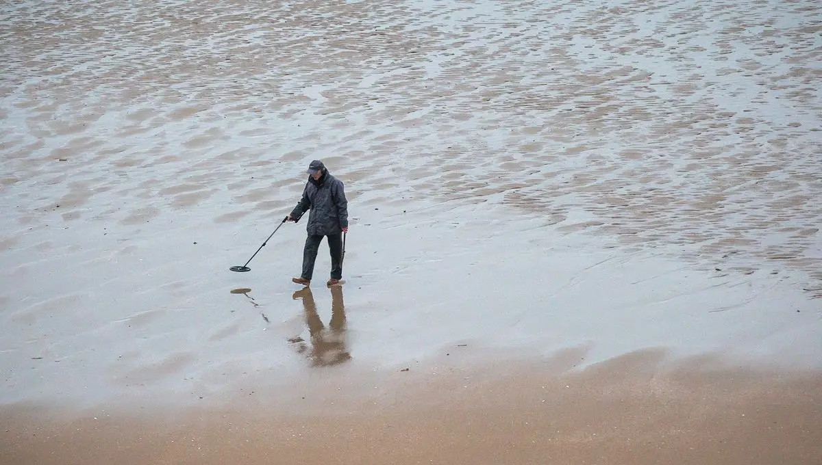 Les "détectoristes", ces chasseurs de trésors qui écument les plages - ici